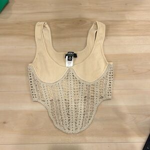 crochet vacation top from ruby and jenna when size small